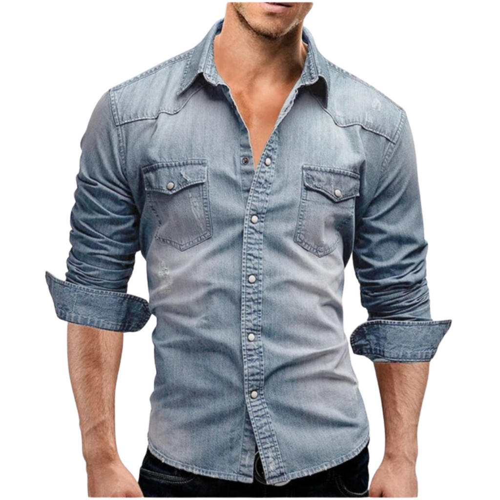Benito | Camisa vaquera de estilo moderno