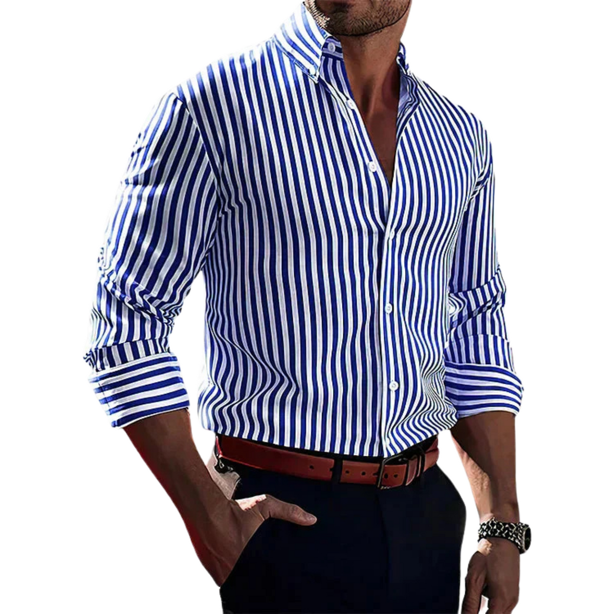 Amador | Camisa Confidence de rayas