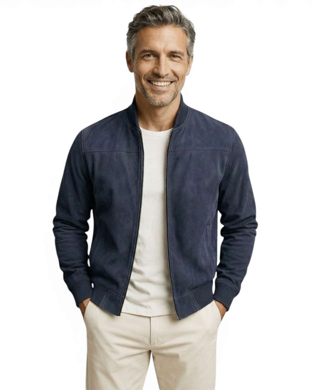 Clemente | Chaqueta de ante hecha a mano