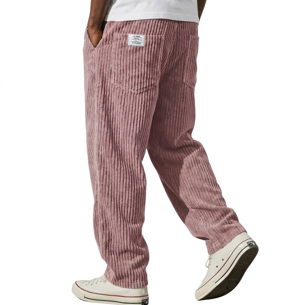 Alejandro | Pantalones de pana para hombre con cintura elástica