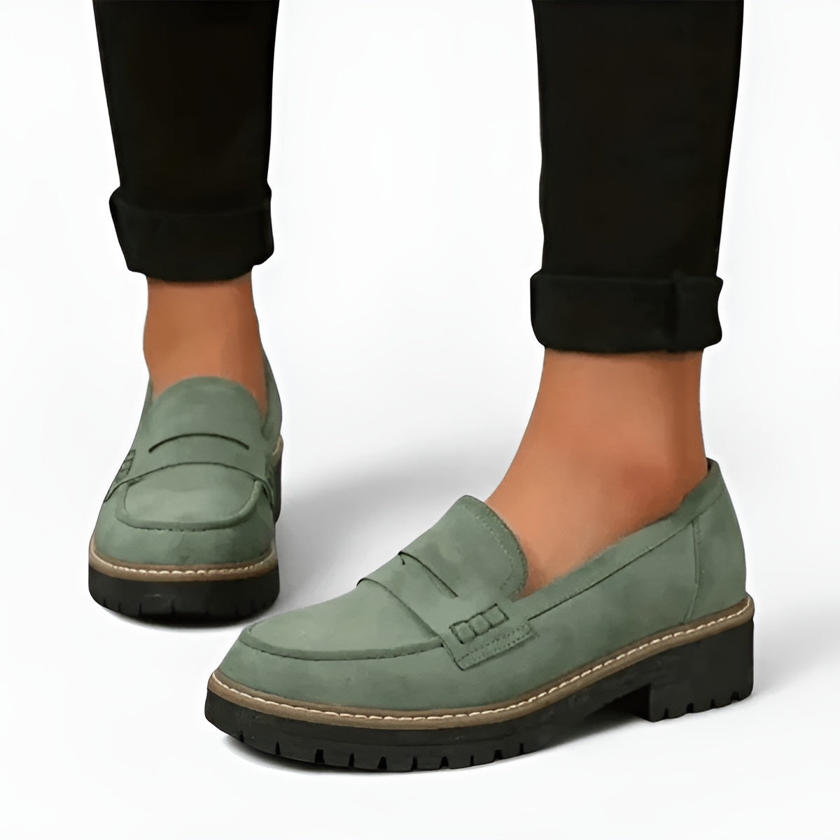 Fleure – Mocasines ortopédicos elegantes en color Marrón Moka
