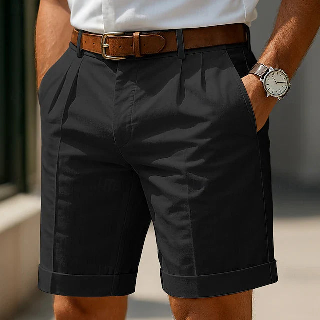 Enrique | Pantalones chinos cortos de verano con pinzas