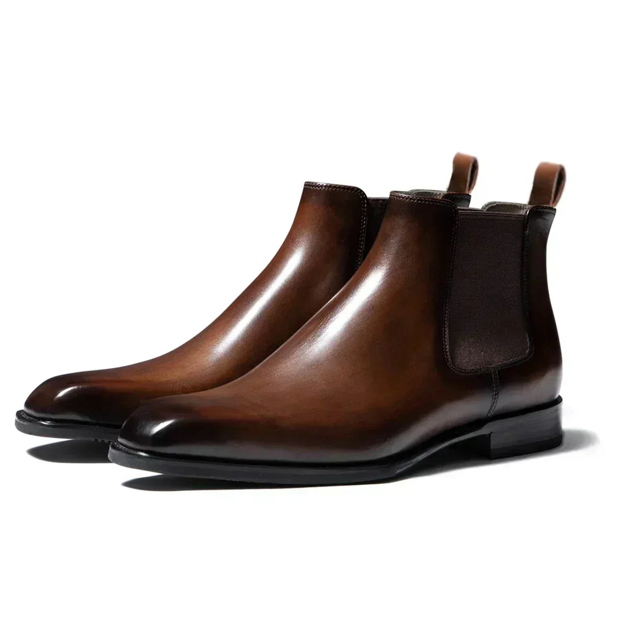 Atanasio | Botas Chelsea elegantes de piel