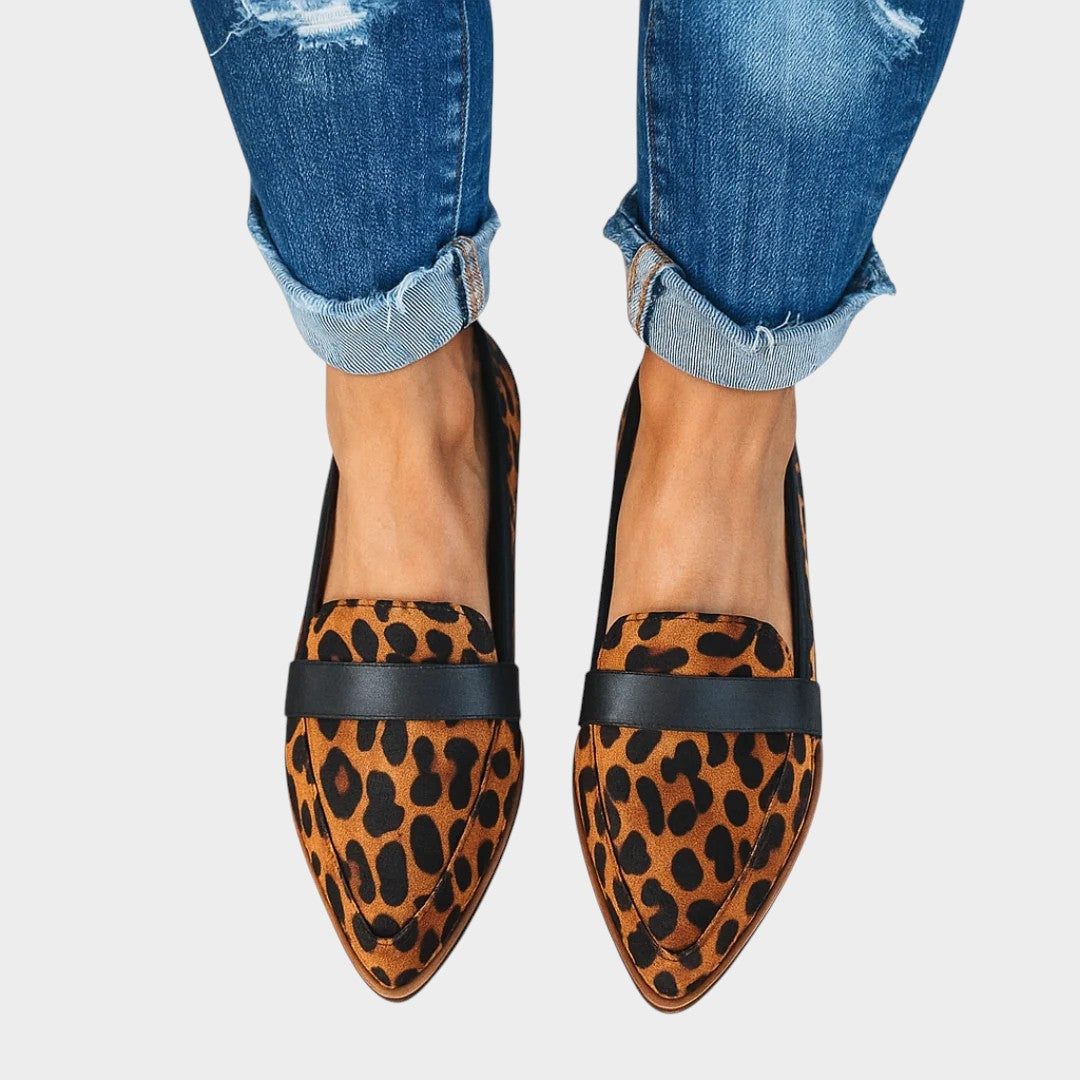 Rosa | Mocasines ortopédicos de cuero | Edición prémium en color Negro