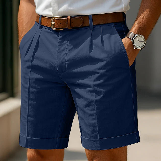 Enrique | Pantalones chinos cortos de verano con pinzas